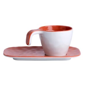 Set Café Melamina Summer – Coral, 6