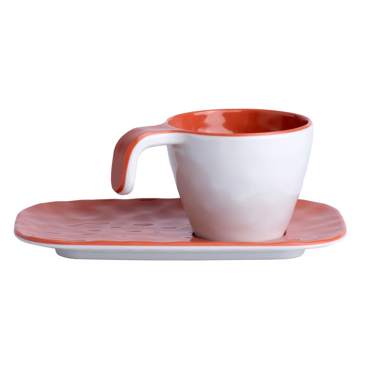 Set Café Melamina Summer – Coral, 6