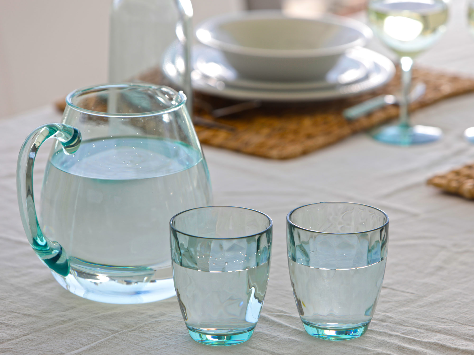 Vaso Agua Happy – Natural, 6 P - Imagen 2
